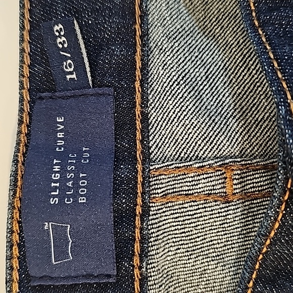 Levi’s Women’s Slight Curve Bootcut Jeans 16/33 Mid Rise Dark Wash Denim - Picture 8 of 16